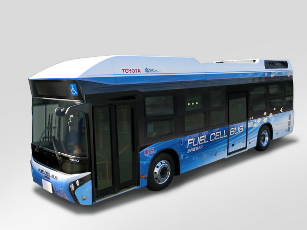 丰田和日野合作提供新型燃料电池巴士Toyota FC Bus
