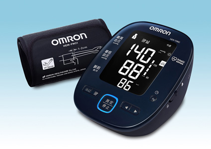 欧姆龙发布可将数据无线传给手机的家用血压计HEM-7280C