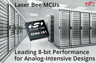 Silicon Labs小型8位微控制器EFM8LB1 Laser Bee MCU展现高精度模拟性能