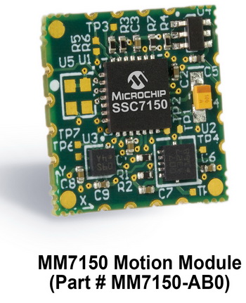 Microchip全新运动模块MM7150整合多个运动传感器 令运动监测更便捷