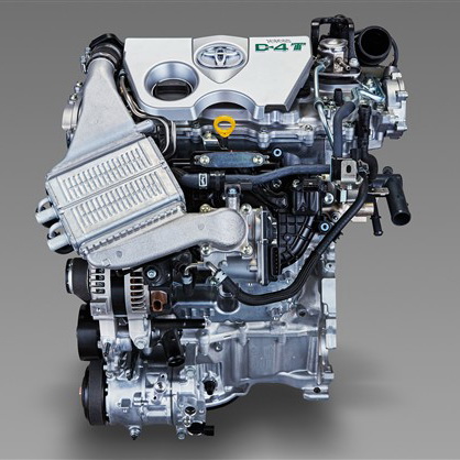 丰田开发出最大热效率36％的1.2L直喷涡轮增压发动机