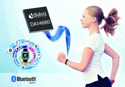 Dialog推出全球首款智能蓝牙可穿戴设备芯片DA14680