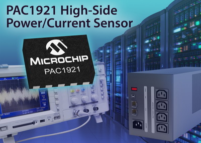 Microchip推出全球首个支持可配置模拟输出和二线制数字总线的高端电流/功率传感器