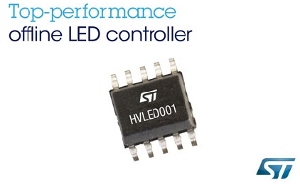 大联大友尚集团推出ST新款控制器，为LED照明应用提供最佳的性能及可靠性
