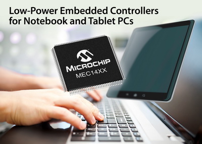 Microchip推出全新高度可配置的低功耗嵌入式控制器系列
