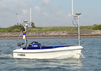 雅马哈发动机投放可自主无人航行的小型测量艇
