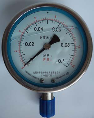 不锈钢压力表型号规格，量程，精度