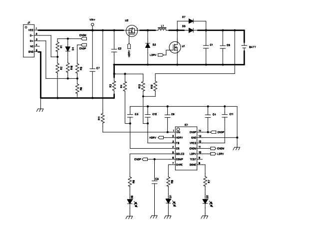 供应1~5节锂电升降压充电IC