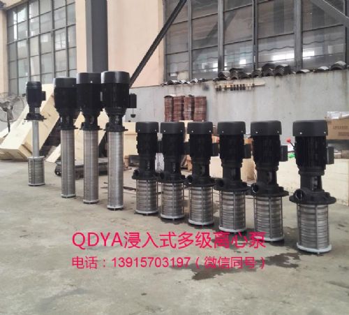 QDYA系列浸入式多级离心泵不锈钢液下泵