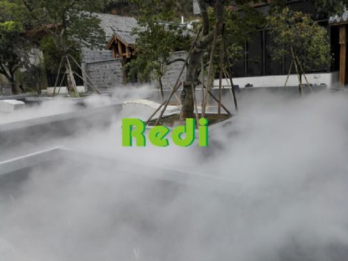雾森设备厂家高压喷雾设备人造雾系统园林景观造雾
