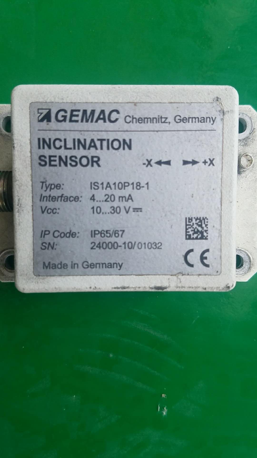 ISIA45P18/IS2A60P18倾角传感器GEMAC德国